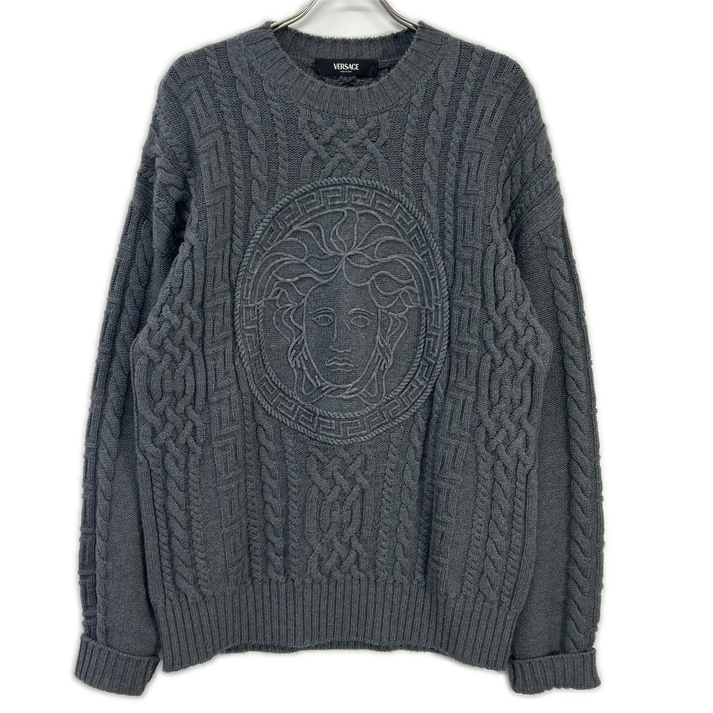 VERSACE ヴェルサーチェ 1013556 1A09578 メドゥーサロゴニットセーター トップス