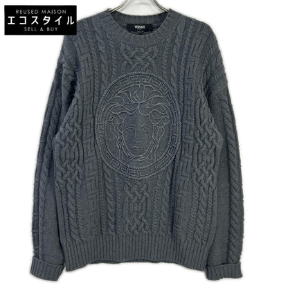 VERSACE ヴェルサーチェ 1013556 1A09578 メドゥーサロゴニットセーター トップス