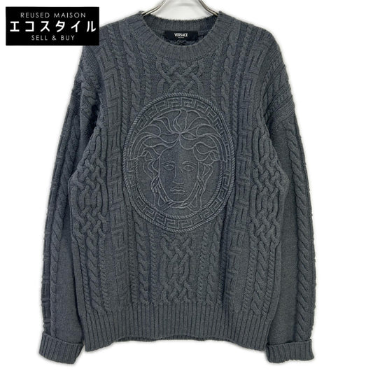 VERSACE ヴェルサーチェ 1013556 1A09578 メドゥーサロゴニットセーター トップス