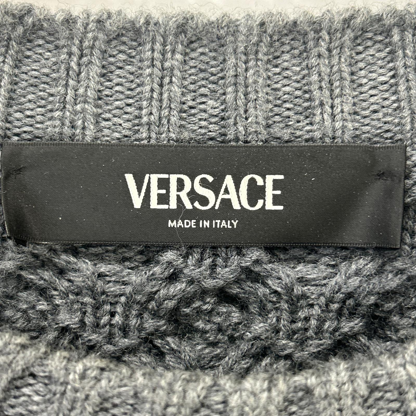 VERSACE ヴェルサーチェ 1013556 1A09578 メドゥーサロゴニットセーター トップス