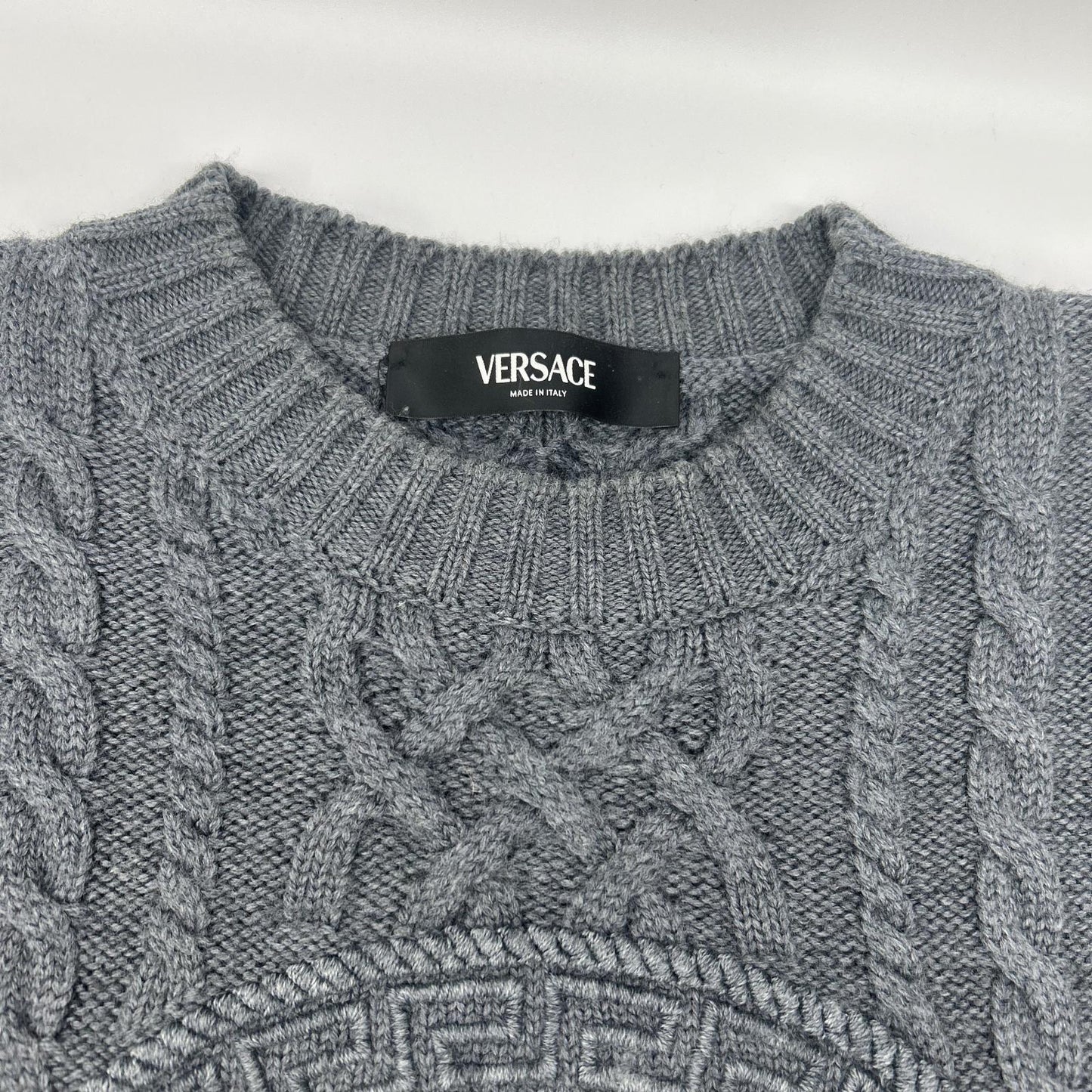 VERSACE ヴェルサーチェ 1013556 1A09578 メドゥーサロゴニットセーター トップス