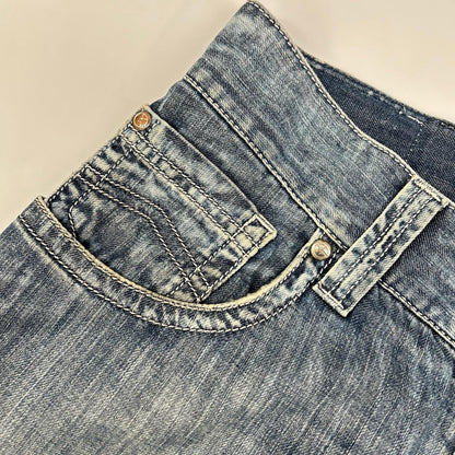 GIORGIOARMANI ジョルジオアルマーニ J09391 BIG WHITE デニムパンツ ボトムス