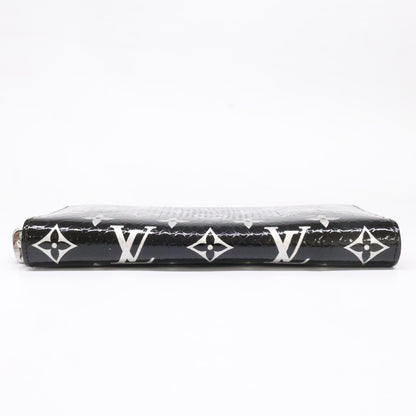 LOUIS VUITTON ルイヴィトン 新品同様 N96955 モノグラムエキゾチック パイソン ジッピーウォレット 長財布（小銭入れあり）
