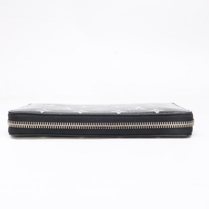 LOUIS VUITTON ルイヴィトン 新品同様 N96955 モノグラムエキゾチック パイソン ジッピーウォレット 長財布（小銭入れあり）