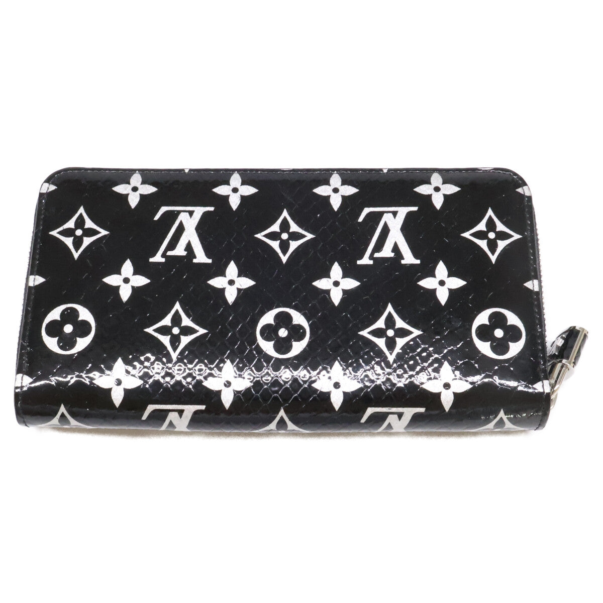 LOUIS VUITTON ルイヴィトン 新品同様 N96955 モノグラムエキゾチック パイソン ジッピーウォレット 長財布（小銭入れあり）