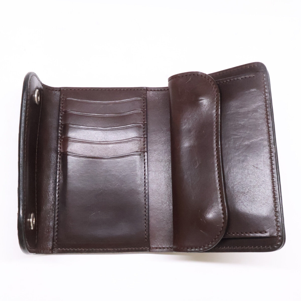 WILDSWANS ワイルドスワンズ 4TH Nクロコ BYRNE CHO バーン クロコダイル 中型三つ折り財布 三つ折り財布（小銭入れあり）