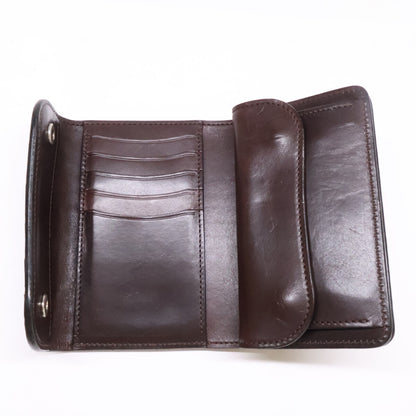 WILDSWANS ワイルドスワンズ 4TH Nクロコ BYRNE CHO バーン クロコダイル 中型三つ折り財布 三つ折り財布（小銭入れあり）