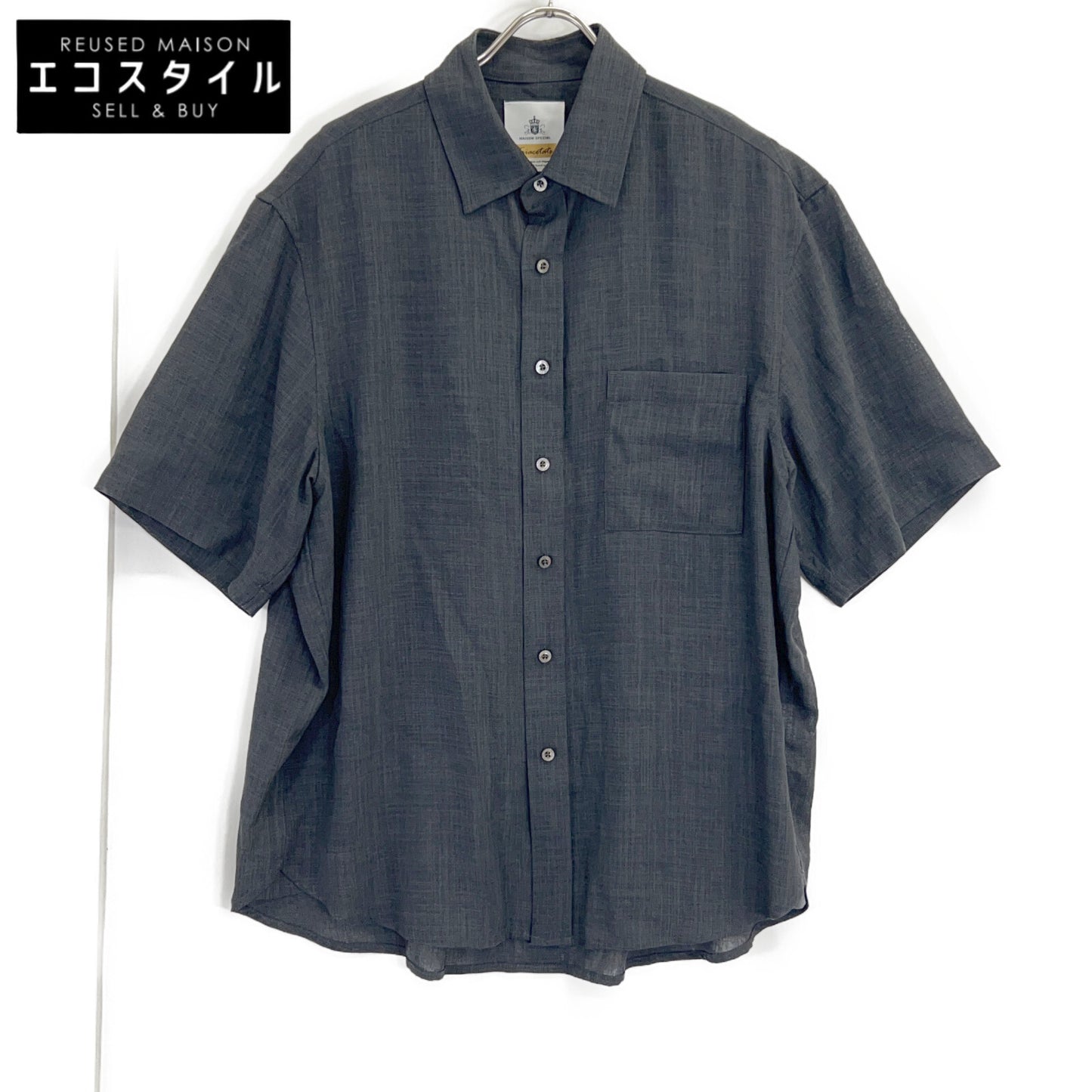 MAISON SPECIAL メゾンスペシャル 11261311617 Triacetate Prime-Over S/S Shirt トップス