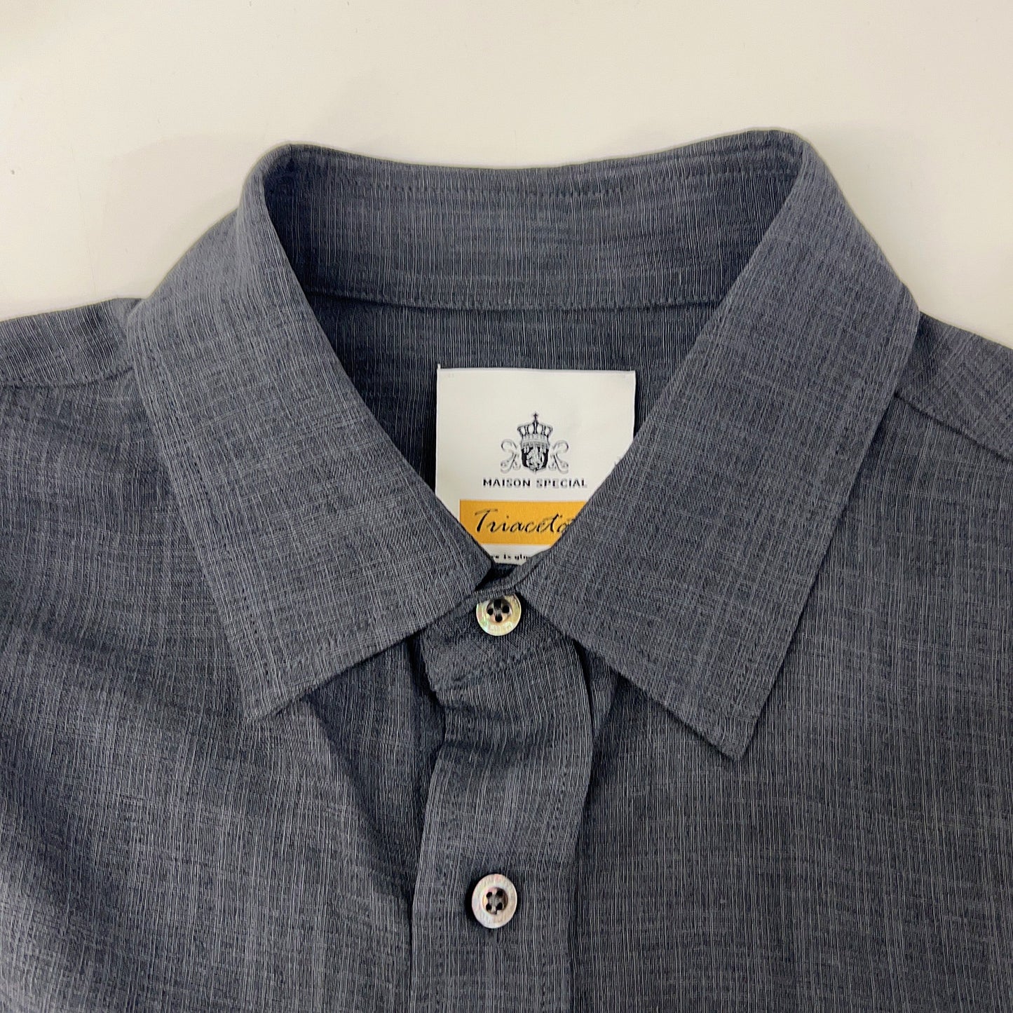 MAISON SPECIAL メゾンスペシャル 11261311617 Triacetate Prime-Over S/S Shirt トップス