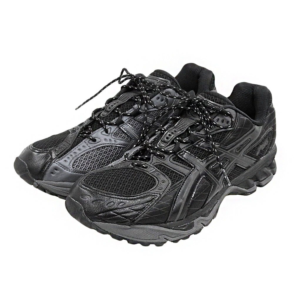 asics アシックス 美品 GEL-NIMBUS ゲル-ニンバス 10.1 スニーカー シューズ メンズ ブラック×グレー 29.0cm 1203A696-001 シューズ