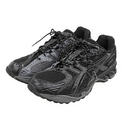 asics アシックス 美品 GEL-NIMBUS ゲル-ニンバス 10.1 スニーカー シューズ メンズ ブラック×グレー 29.0cm 1203A696-001 シューズ