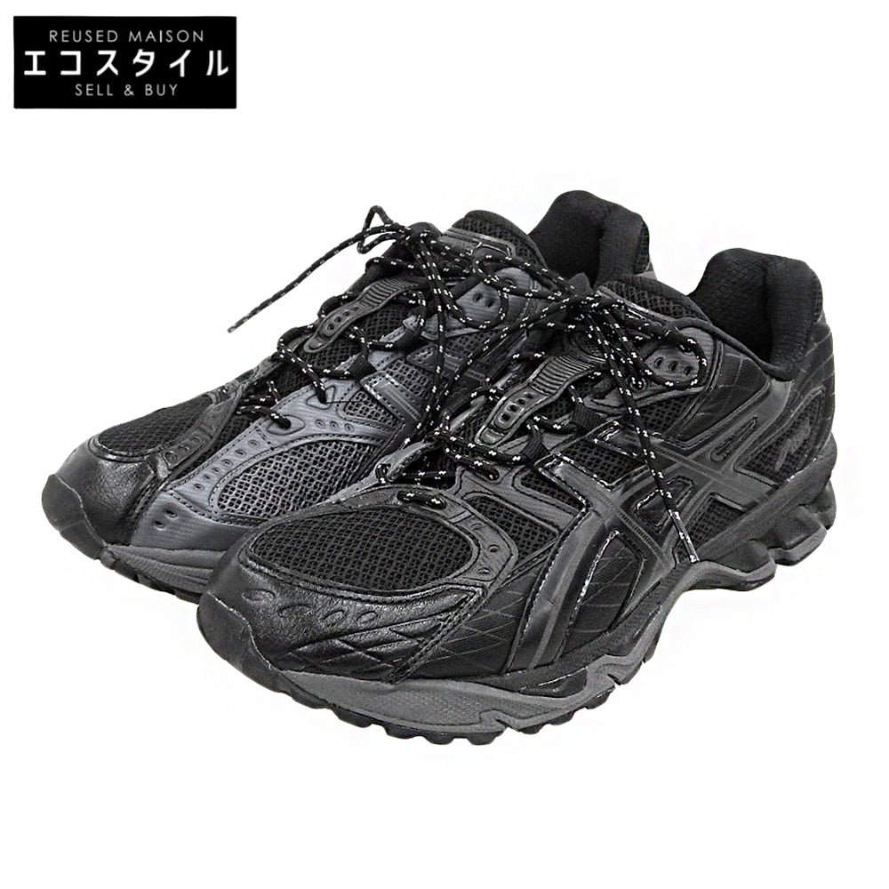 asics アシックス 美品 GEL-NIMBUS ゲル-ニンバス 10.1 スニーカー シューズ メンズ ブラック×グレー 29.0cm 1203A696-001 シューズ