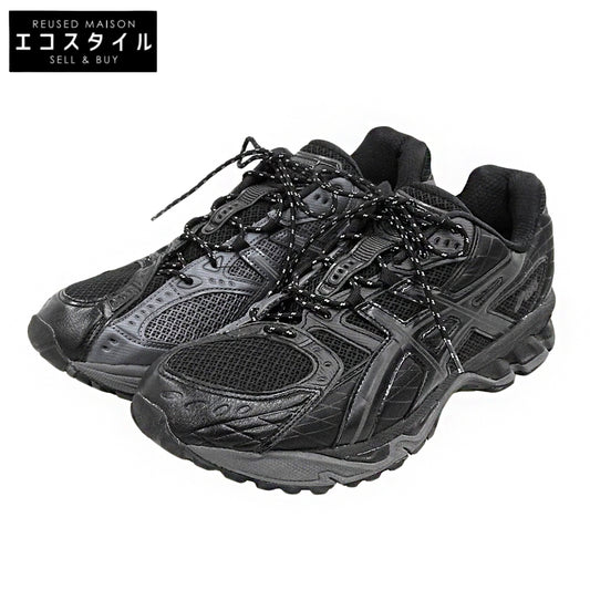 asics アシックス 美品 GEL-NIMBUS ゲル-ニンバス 10.1 スニーカー シューズ メンズ ブラック×グレー 29.0cm 1203A696-001 シューズ