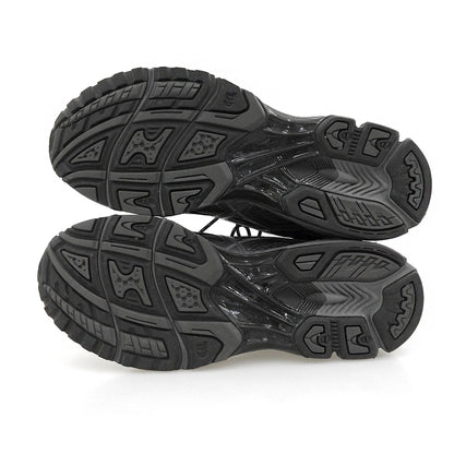 asics アシックス 美品 GEL-NIMBUS ゲル-ニンバス 10.1 スニーカー シューズ メンズ ブラック×グレー 29.0cm 1203A696-001 シューズ