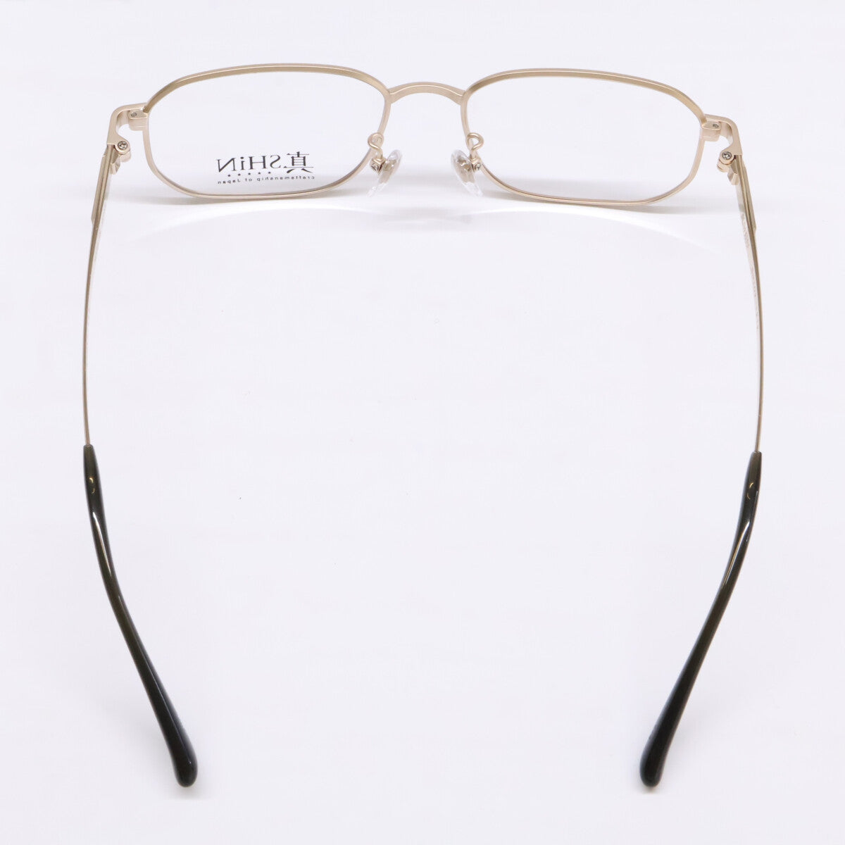 真 SHiN シン 【新品未使用】SHI02-1212 titanium デモレンズ スクエアシェイプ アイウェア 眼鏡