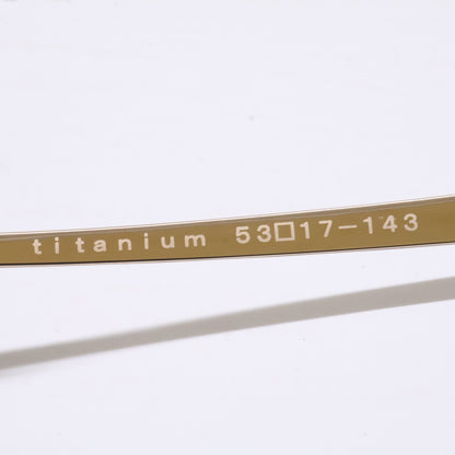 真 SHiN シン 【新品未使用】SHI02-1212 titanium デモレンズ スクエアシェイプ アイウェア 眼鏡