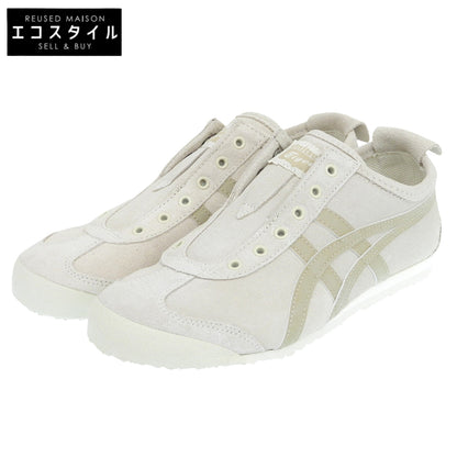 Onitsuka Taiger オニツカタイガー 未使用 MEXICO 66 SLIP-ON メキシコスリッポン スニーカー レディース オフホワイト 23.5cm 1183C157 シューズ