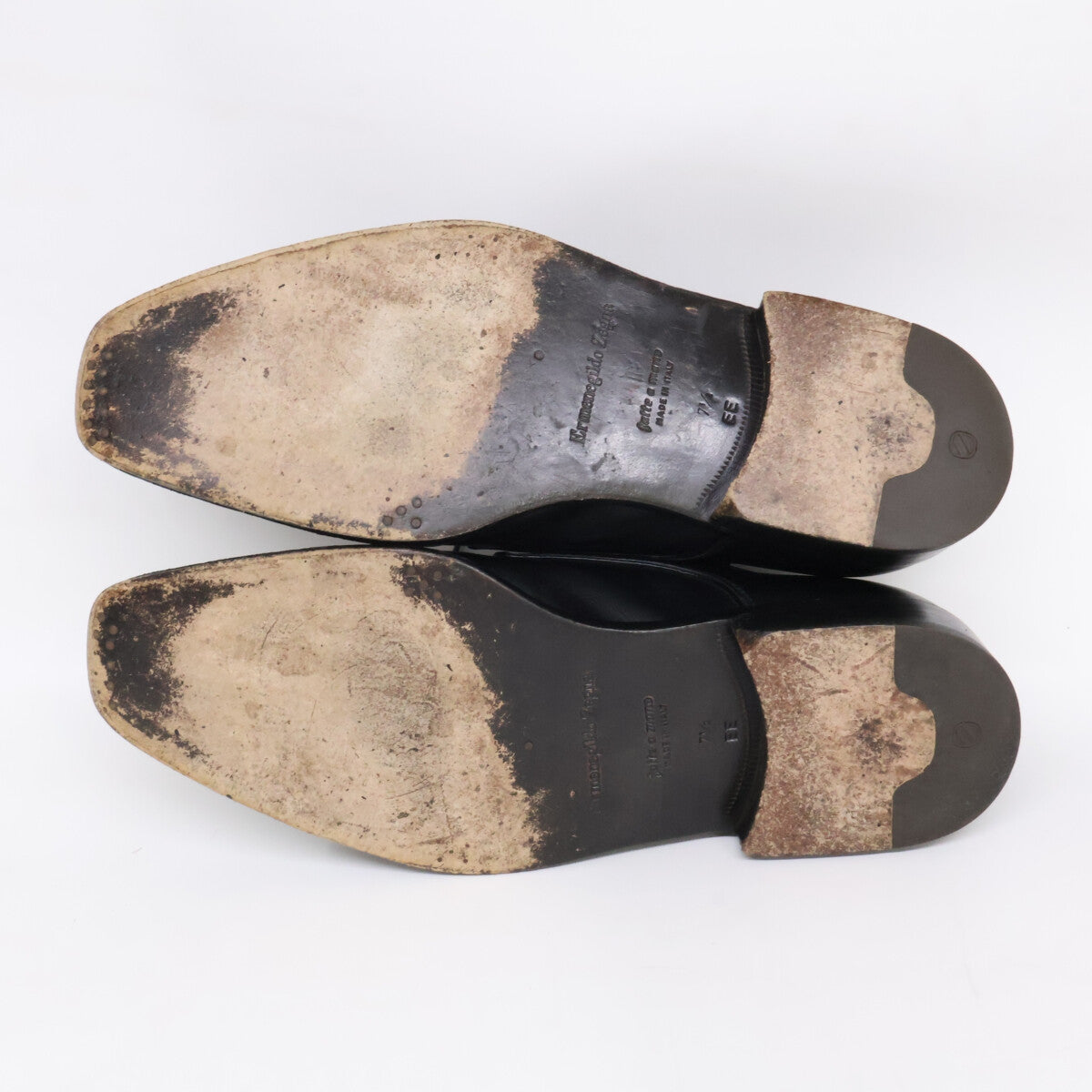 Ermenegildo Zegna エルメネジルドゼニア 【美品】A0023X プレーントゥ レザーシューズ シューズ