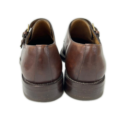 Ermenegildo Zegna エルメネジルドゼニア 【美品】A0025X ダブルモンクストラップ レザーシューズ シューズ
