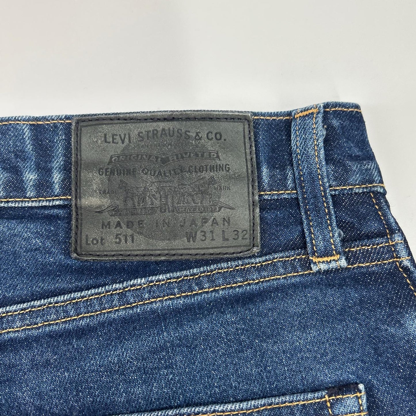 LEVI'S リーバイス 511 インディゴブルー スリムフィット 日本製 青タブ デニムパンツ ボトムス