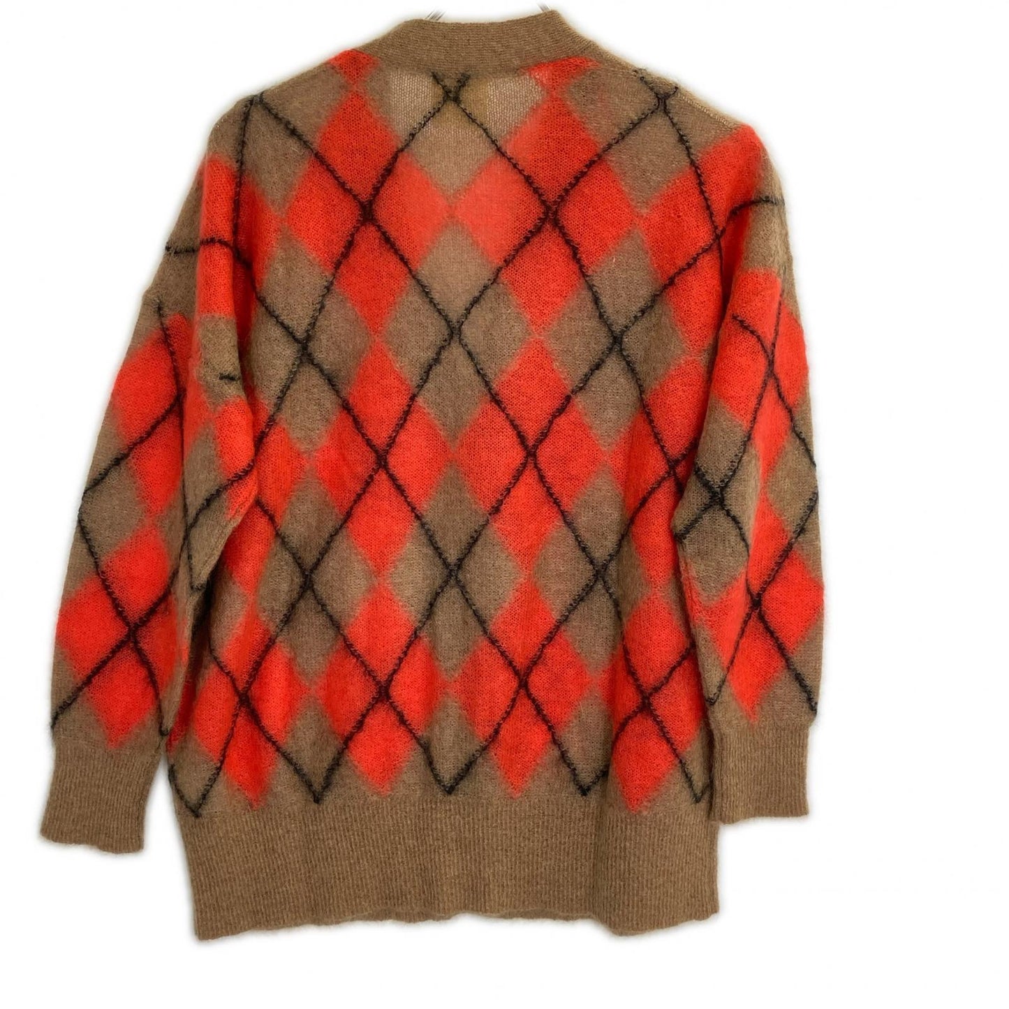 PaulSmith ポールスミス 245908 KN136 30周年 アーガイルモヘア混インターシャニット トップス