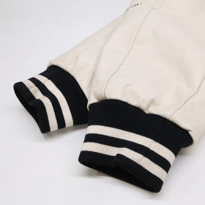 MONCLER モンクレール x FRAGMENT QUINLAN バックロゴ レザー切替 ダウンジャケット ジャケット
