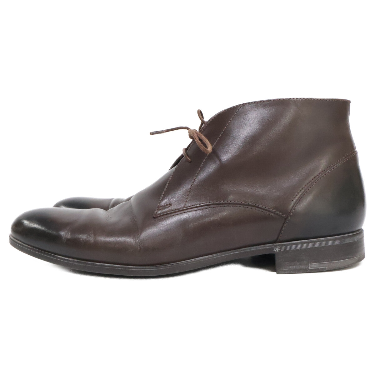 Ermenegildo Zegna エルメネジルドゼニア レザー チャッカブーツ シューズ