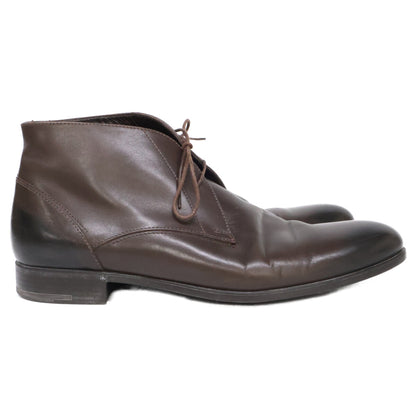 Ermenegildo Zegna エルメネジルドゼニア レザー チャッカブーツ シューズ