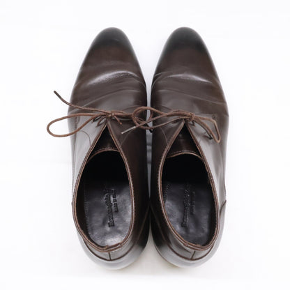Ermenegildo Zegna エルメネジルドゼニア レザー チャッカブーツ シューズ