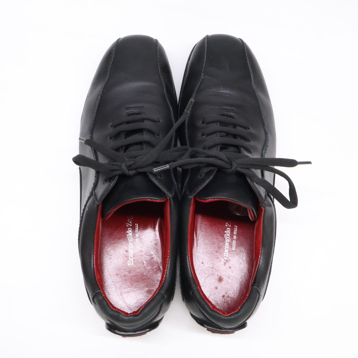 Ermenegildo Zegna エルメネジルドゼニア レザー ドライビングシューズ シューズ