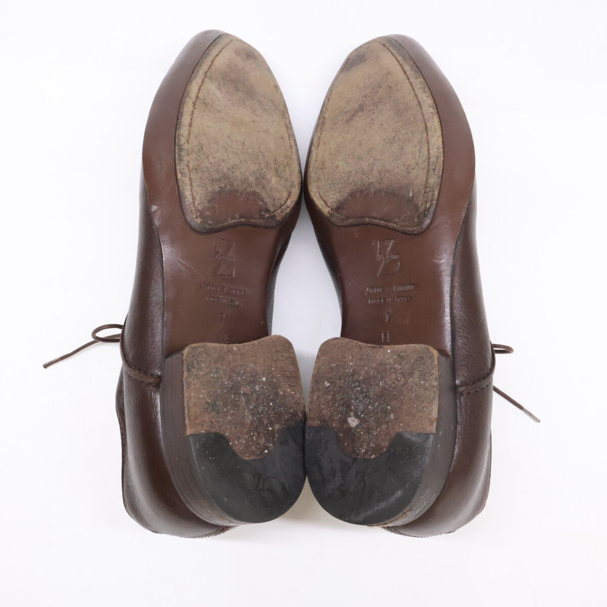 Zegna ゼニア A0132X レザー オックスフォードシューズ シューズ