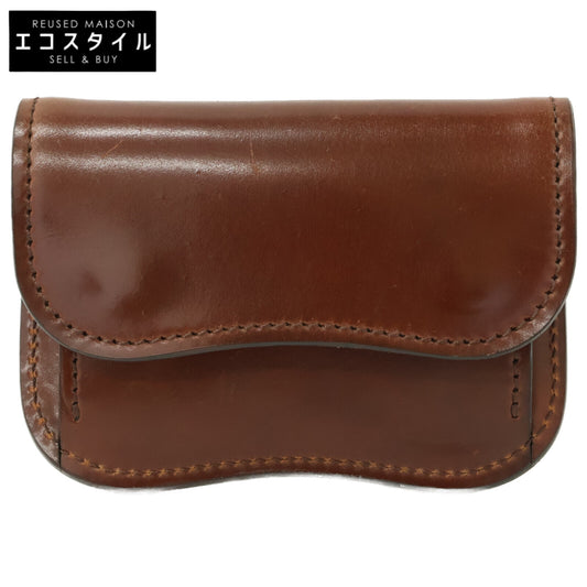 LAST CROPS roughout Tange Horween Shell Cordovan coin purse