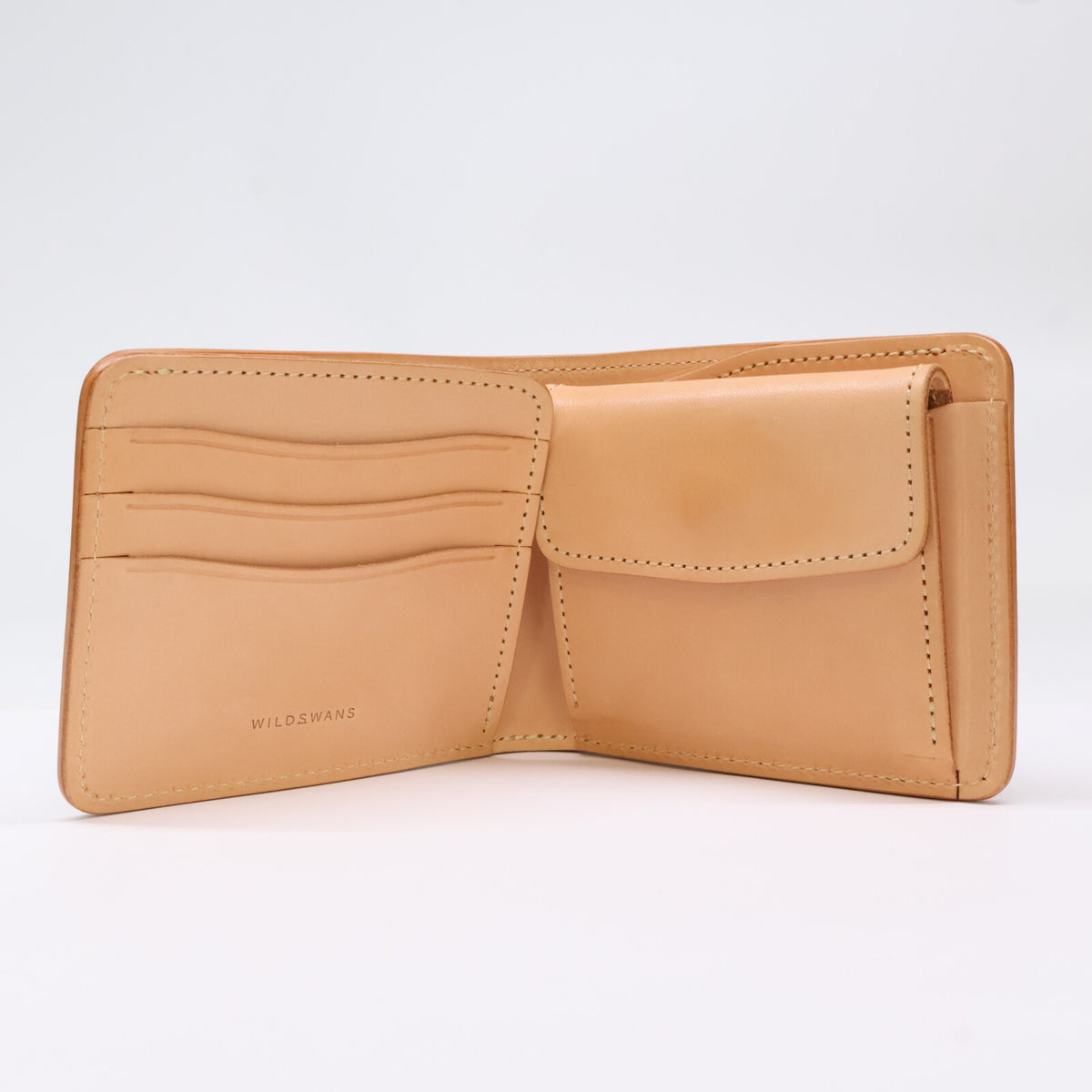 WILDSWANS 【Excellent condition】GROUNDER/SD/NT Grounder saddle pull-up bifold wallet with coin purse bifold wallet (with coin purse)