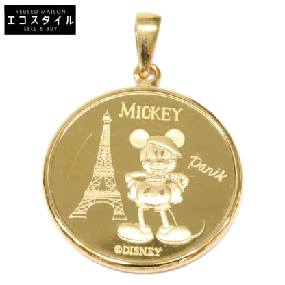 QVC QVC 新品未使用 2024年3000枚限定 1/10オンス 純金ミッキー＆ミニーin Parisメダルペンダントヘッド ペンダントトップ