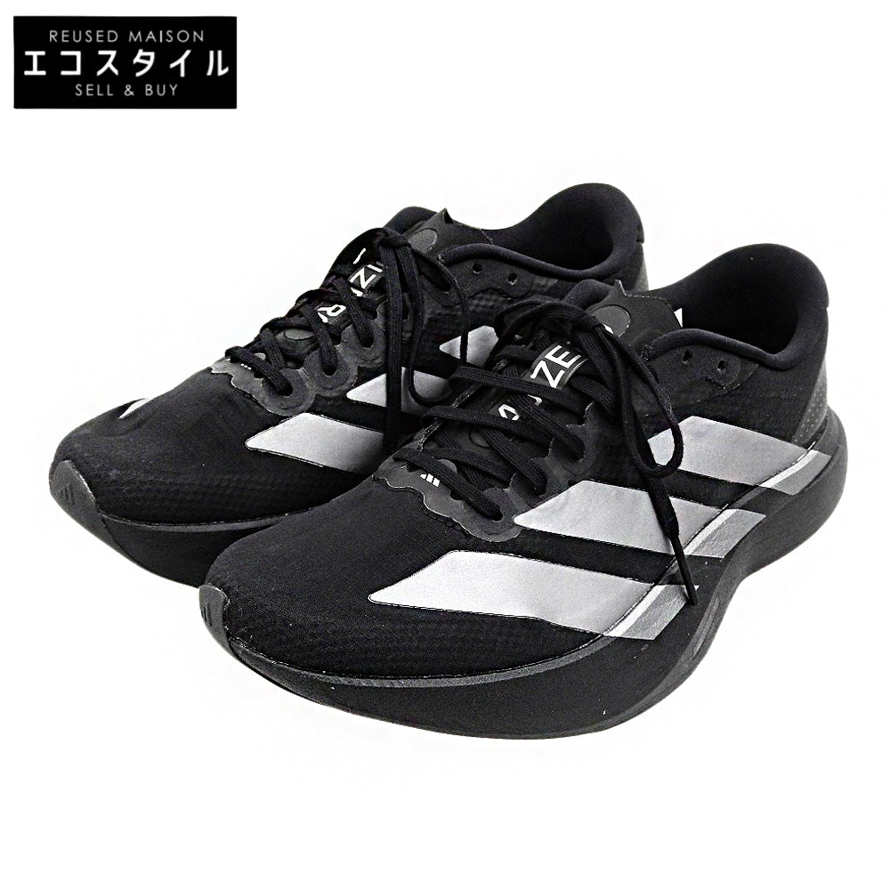 adidas アディダス アディゼロEVO SL ウーブンスニーカー シューズ レディース ブラック 24.5cm JR4737 25年製 シューズ