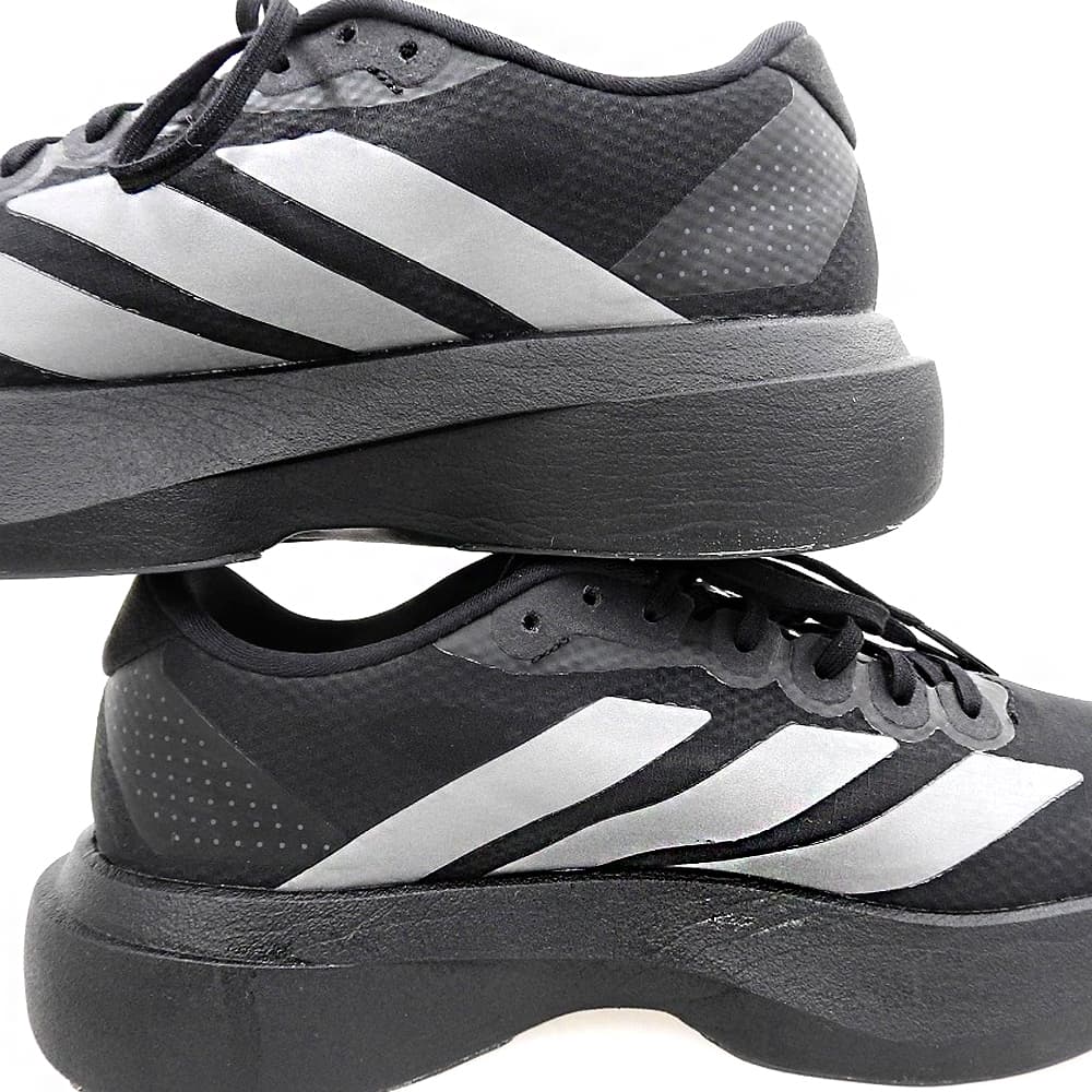 adidas アディダス アディゼロEVO SL ウーブンスニーカー シューズ レディース ブラック 24.5cm JR4737 25年製 シューズ