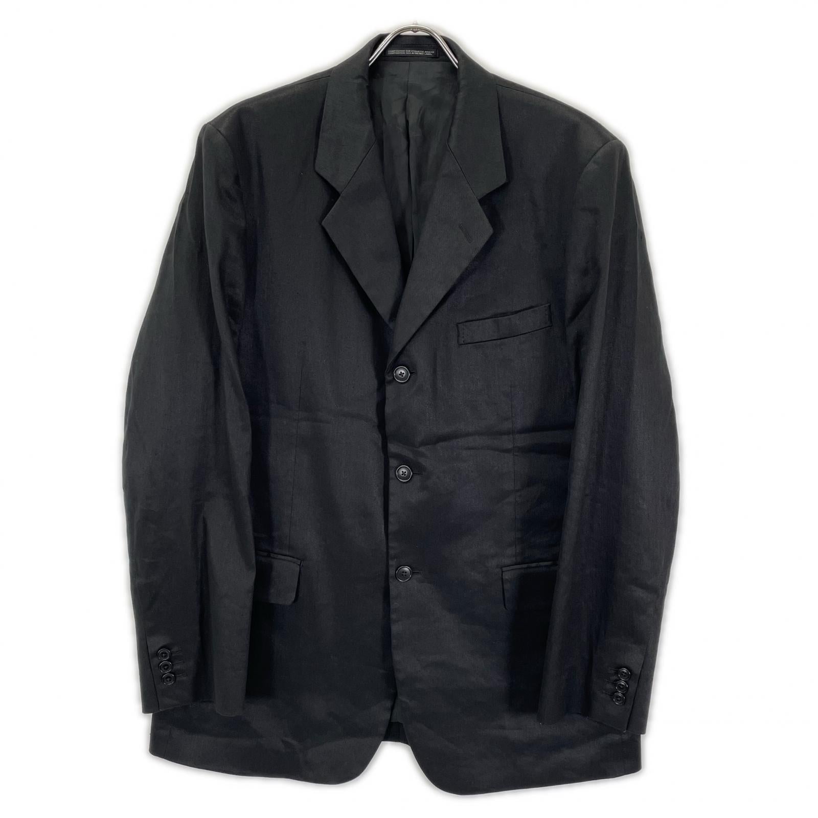 Y's for men ワイズフォーメン MO-J90ー350 LINEN COTTON TWILL JACKET WITH 3B ジャケット