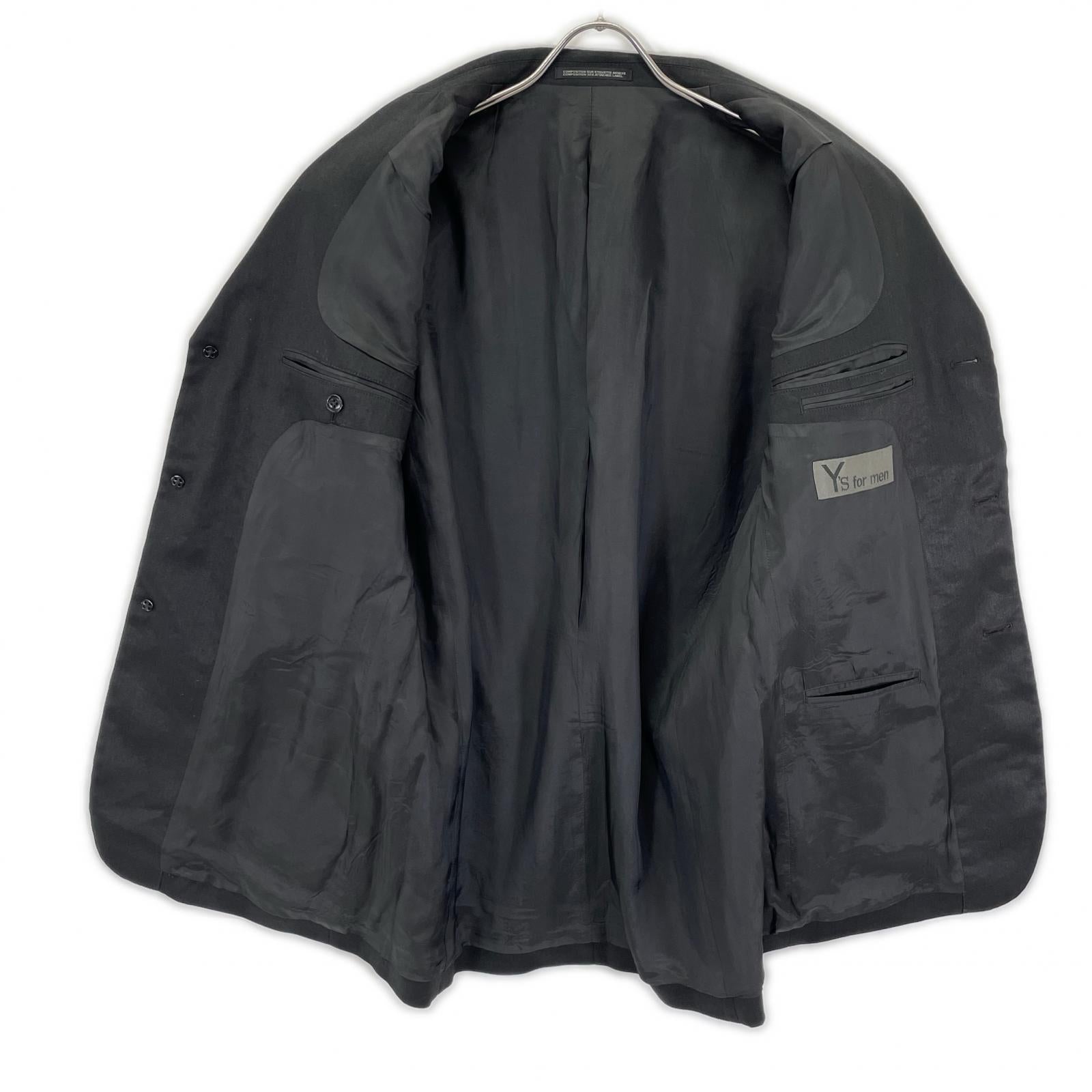 Y's for men ワイズフォーメン MO-J90ー350 LINEN COTTON TWILL JACKET WITH 3B ジャケット