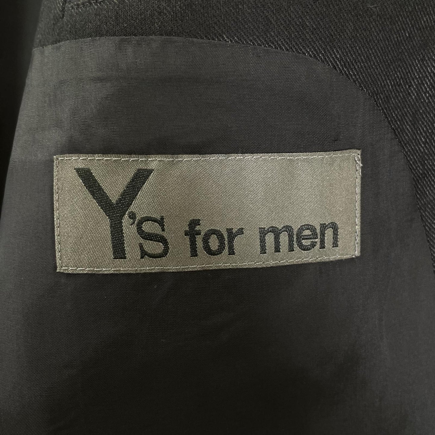 Y's for men ワイズフォーメン MO-J90ー350 LINEN COTTON TWILL JACKET WITH 3B ジャケット