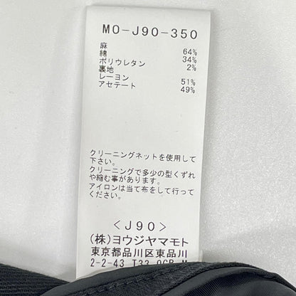 Y's for men ワイズフォーメン MO-J90ー350 LINEN COTTON TWILL JACKET WITH 3B ジャケット