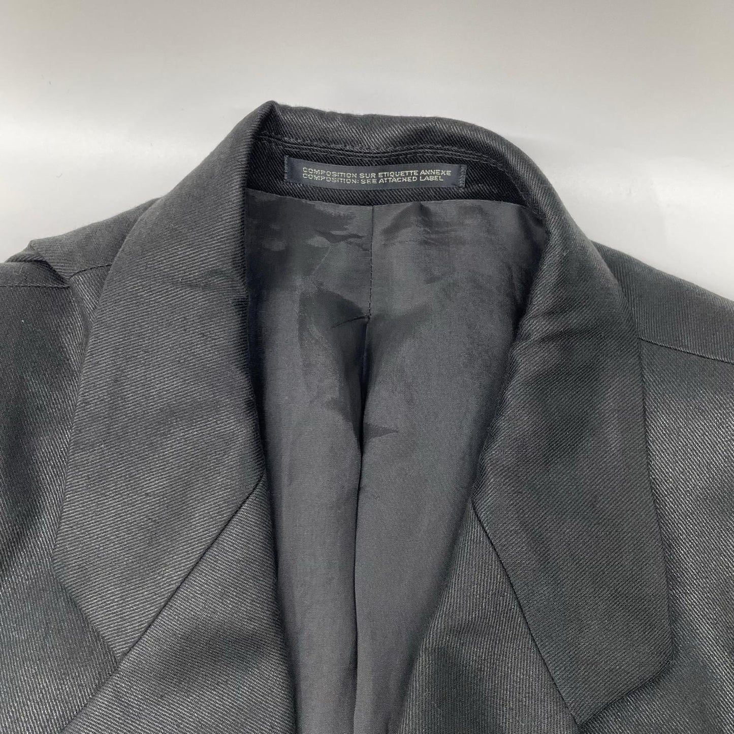 Y's for men ワイズフォーメン MO-J90ー350 LINEN COTTON TWILL JACKET WITH 3B ジャケット