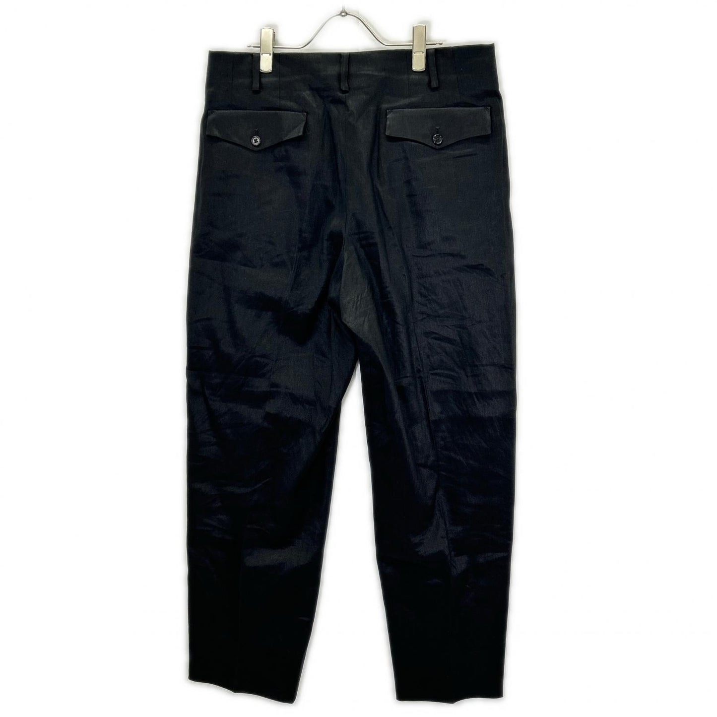 Y's for men ワイズフォーメン MO-P90-350 LINEN COTTON TWILL PANTS WITH 2-TUCKS ボトムス