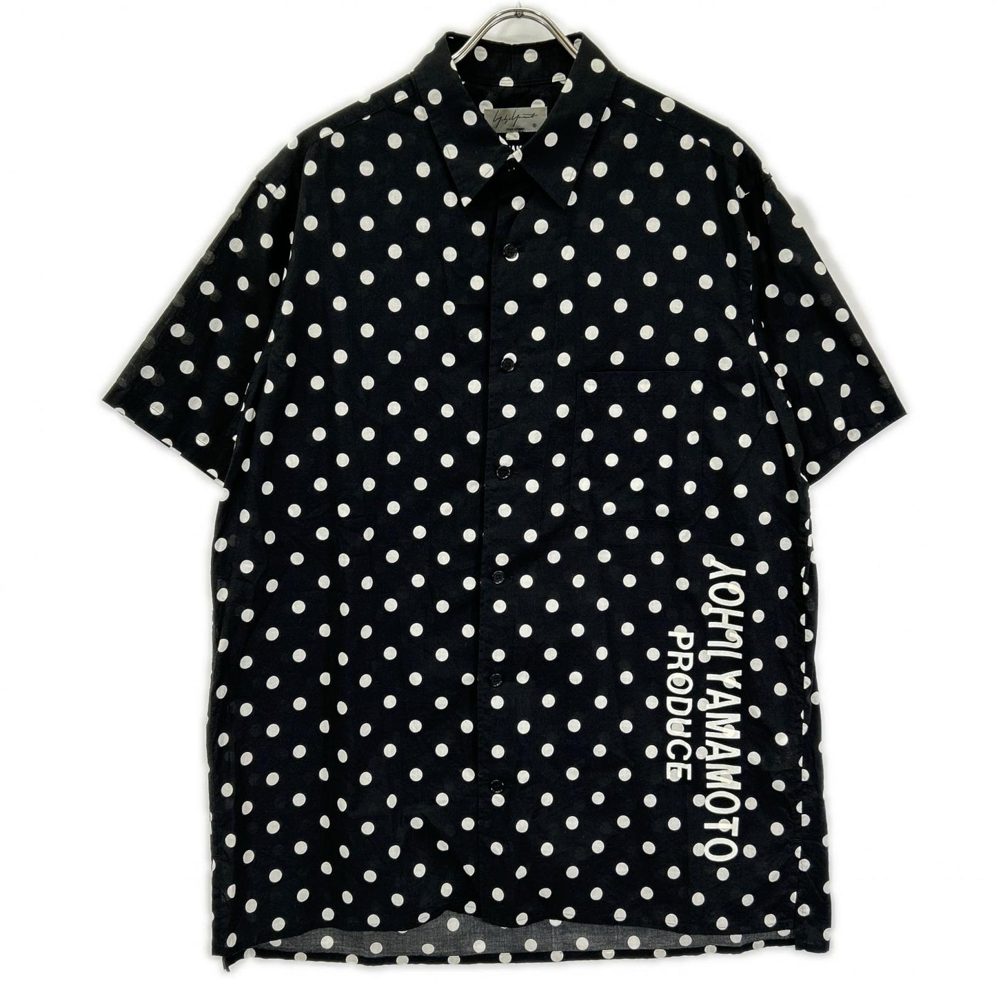 Yohji Yamamoto POUR HOMME ヨウジヤマモトプールオム HW-B64-044 ドットシャツ トップス
