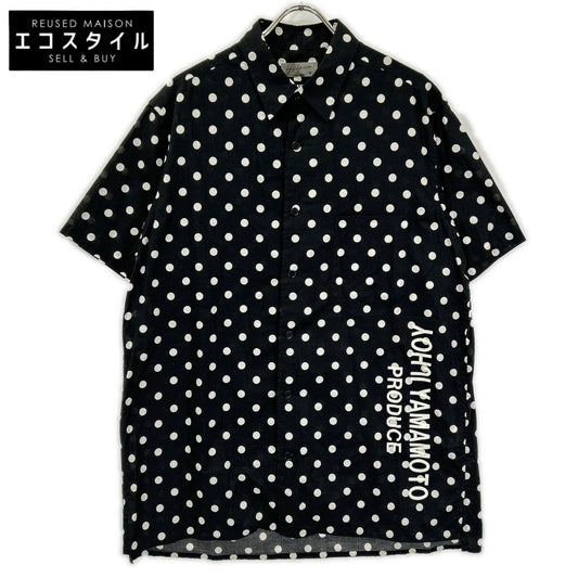 Yohji Yamamoto POUR HOMME ヨウジヤマモトプールオム HW-B64-044 ドットシャツ トップス