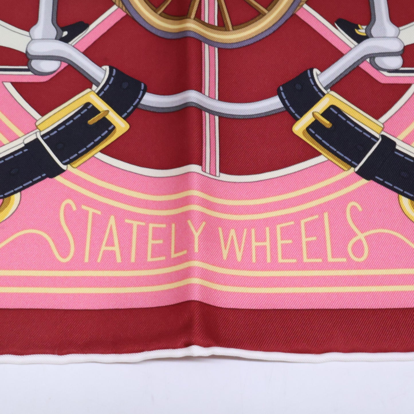 HERMES エルメス 【新品未使用】H004163S 02 STATELY WHEELS ステイトリー・ホイールズ シルク カレ90 スカーフ