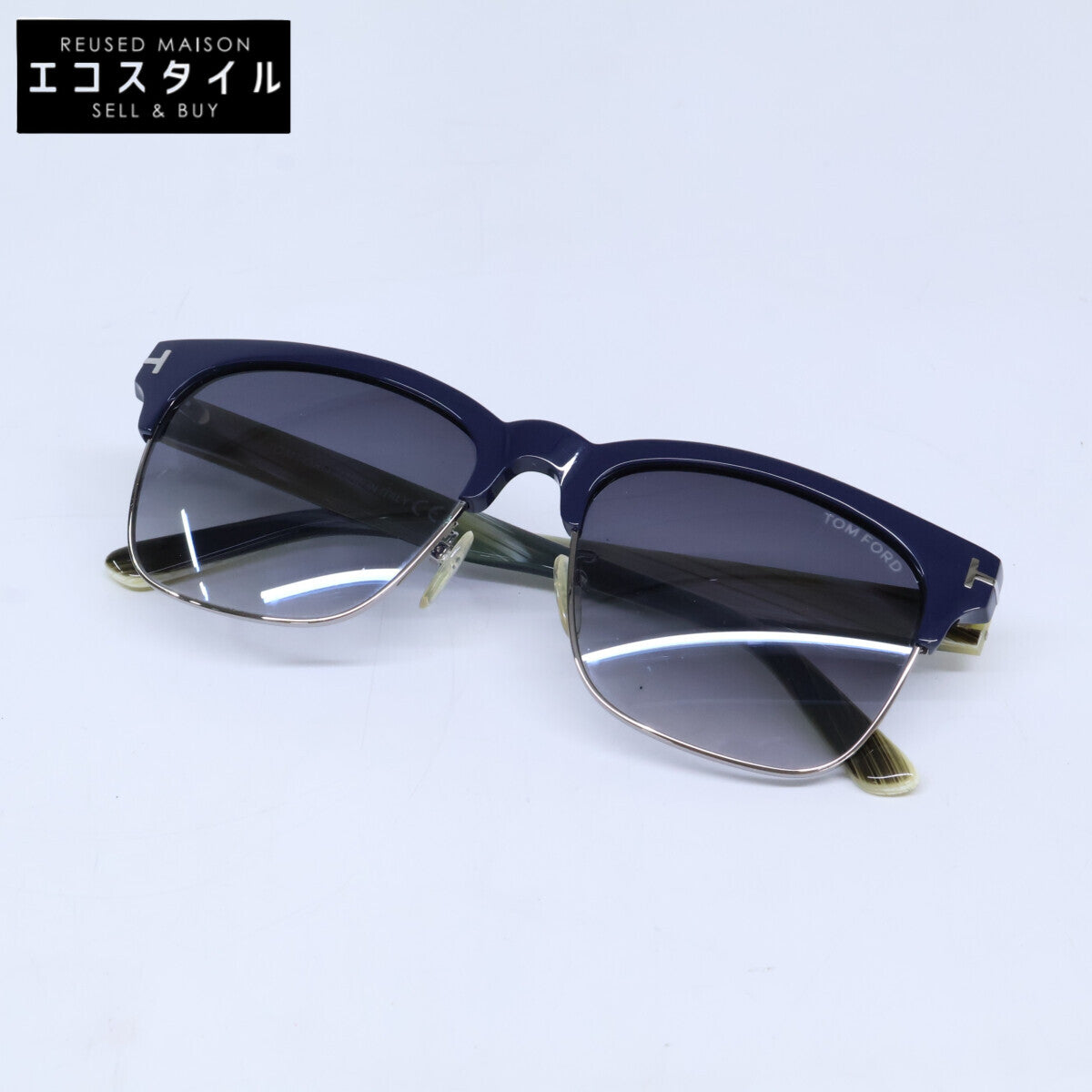 TOM FORD トムフォード TF386 89W Louis ルイス ウェリントンシェイプ サングラス