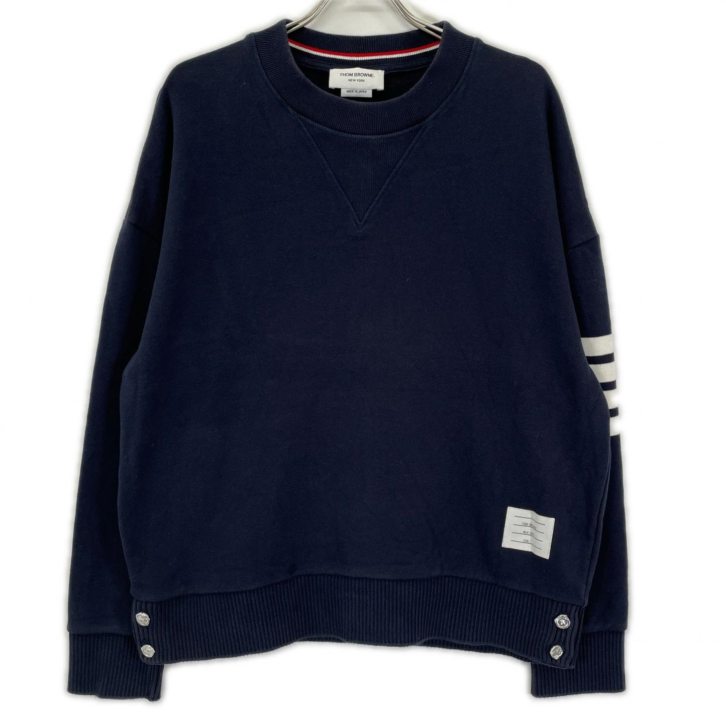 THOM BROWNE トムブラウン MJT158A-00535 クラシックループバック4BARクルーネックスウェットシャツ トップス