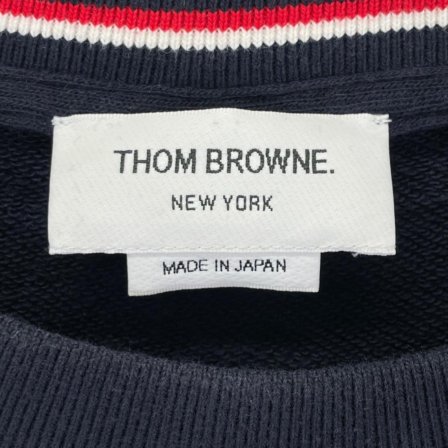 THOM BROWNE トムブラウン MJT158A-00535 クラシックループバック4BARクルーネックスウェットシャツ トップス