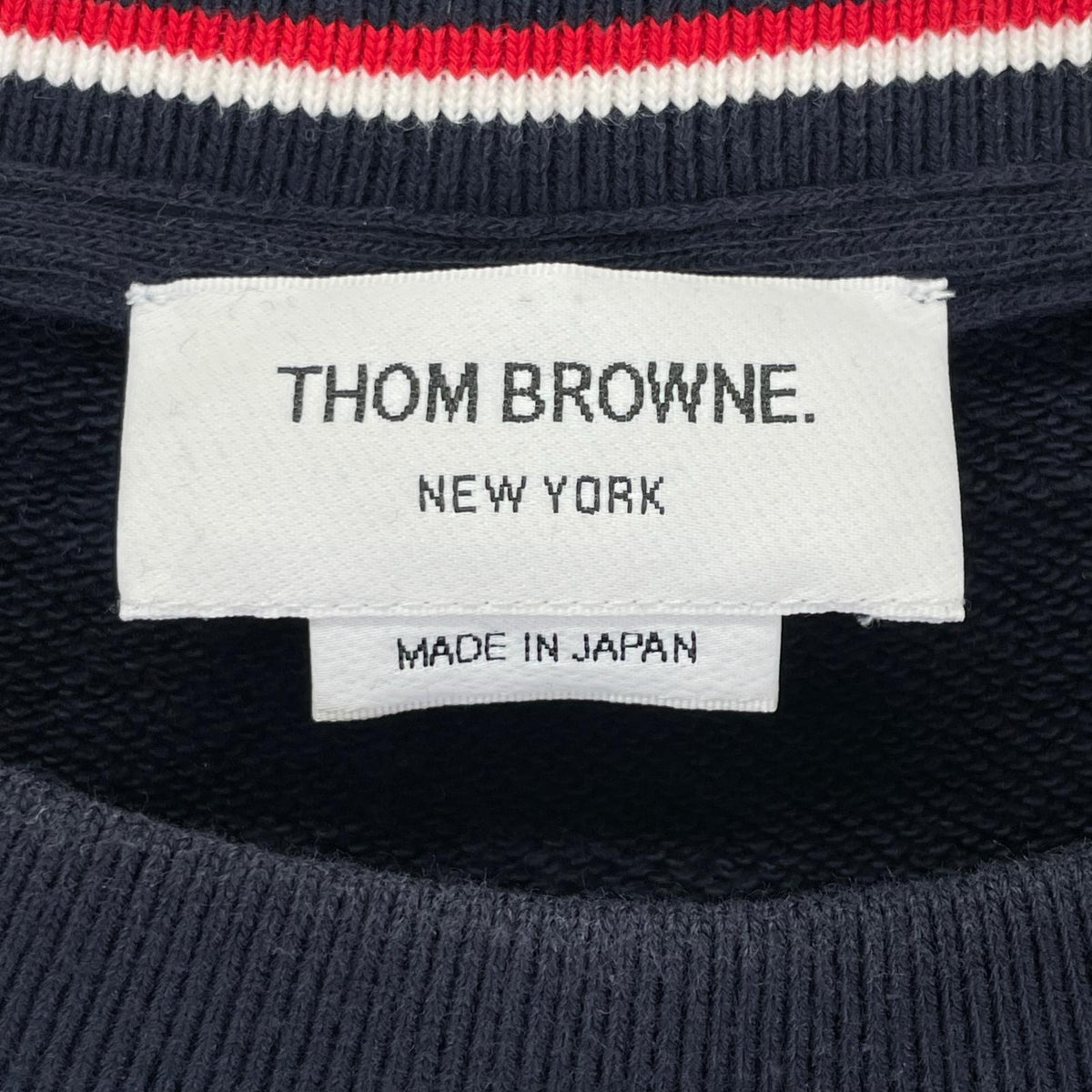 THOM BROWNE トムブラウン MJT158A-00535 クラシックループバック4BARクルーネックスウェットシャツ トップス