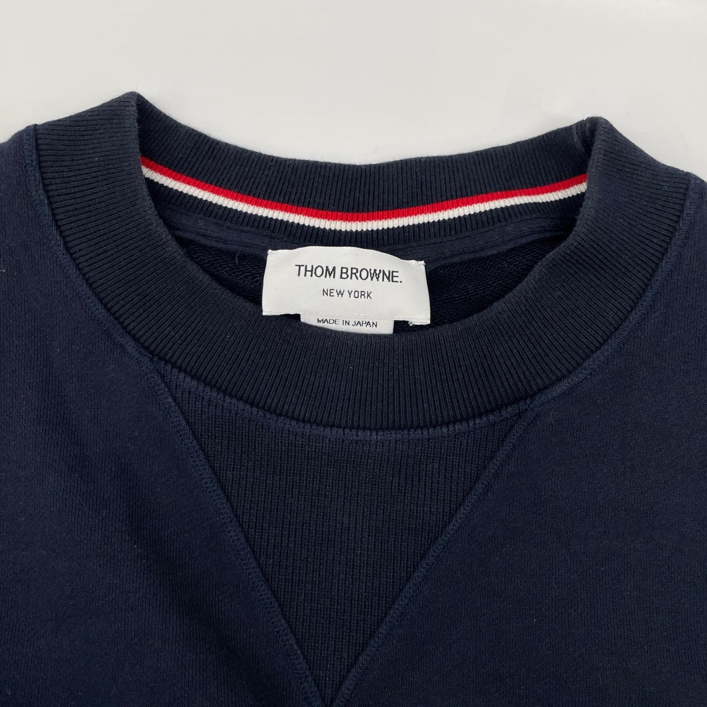 THOM BROWNE トムブラウン MJT158A-00535 クラシックループバック4BARクルーネックスウェットシャツ トップス